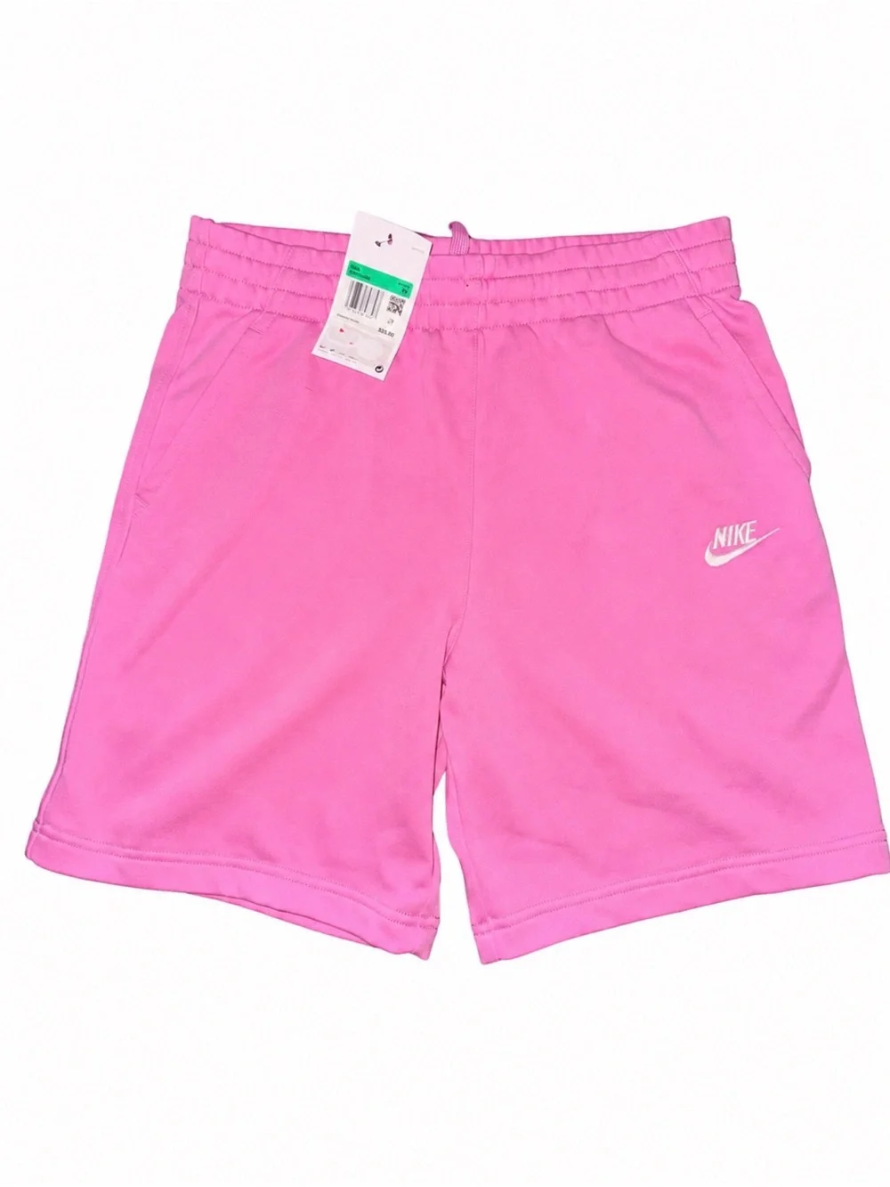 Nike Pink Shorts with White Logo